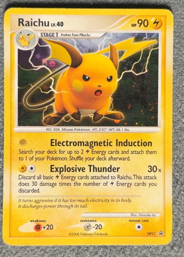 DP21 Raichu DP Black Star Promos Promo DMG