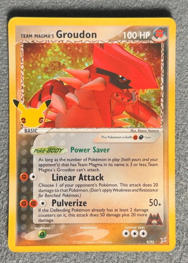 9/95 Team Magma's Groudon Celebrations -- NM