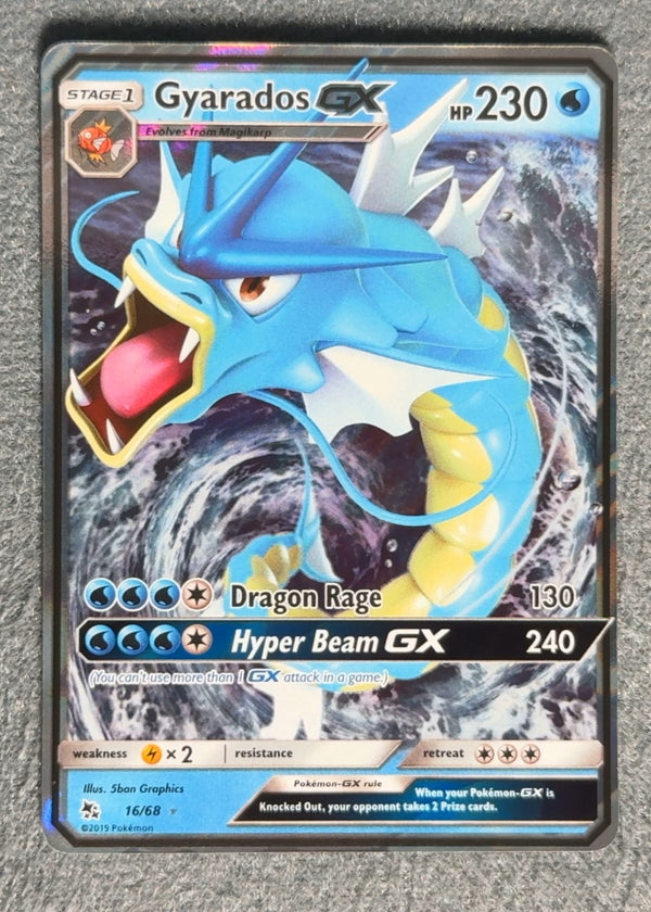 016 Gyarados GX Hidden Fates Rare Holo GX LP