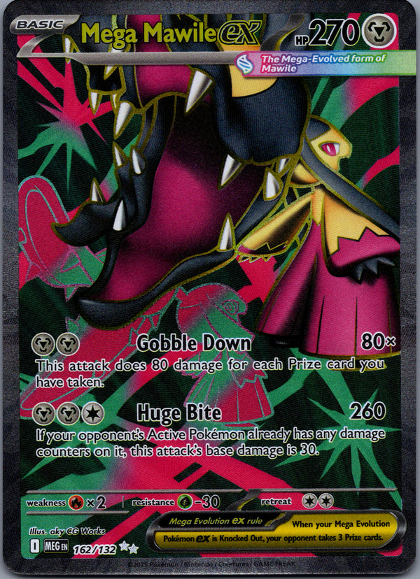 162 Mega Mawile ex Mega Evolution Ultra Rare Near Mint