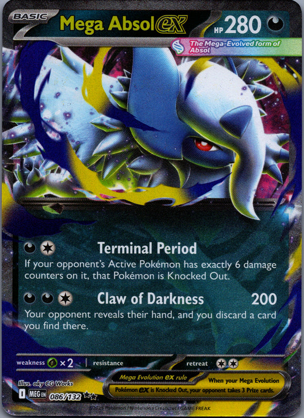 086 Mega Absol ex Mega Evolution Double Rare NM