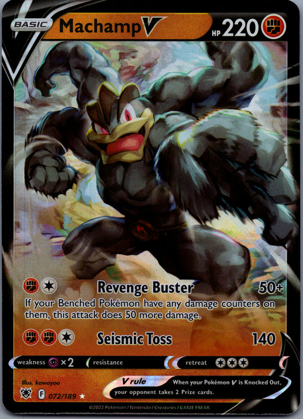 072 Machamp V Astral Radiance Holo Rare V Near Mint