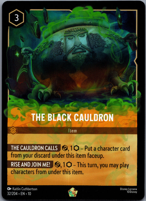 032 The Black Cauldron Whispers in the Well Legendary Near Mint