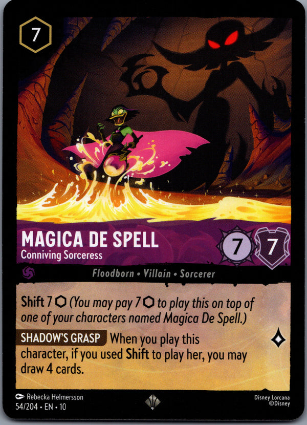 054 Magica De Spell - Conniving Sorceress Whispers in the Well Super Rare Near Mint