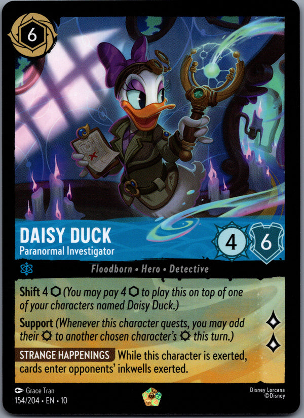 154 Daisy Duck - Paranormal Investigator Whispers in the Well Legendary Near Mint