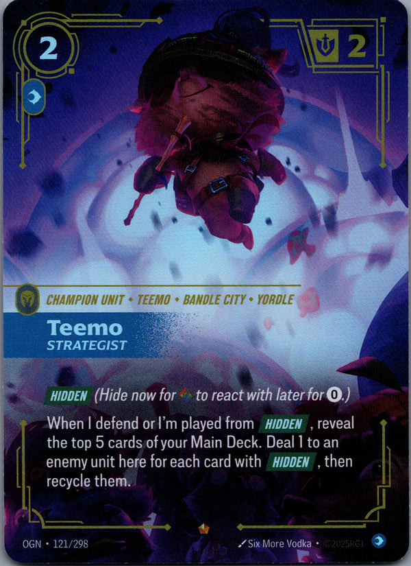 121 Teemo - Strategist Origins Epic Near Mint
