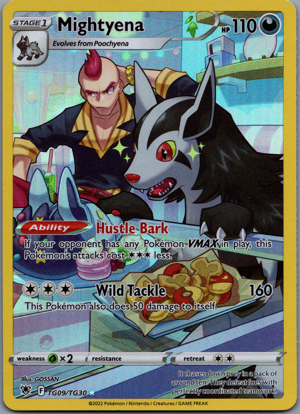 TG09 Mightyena Astral Radiance Rare Holo Near Mint