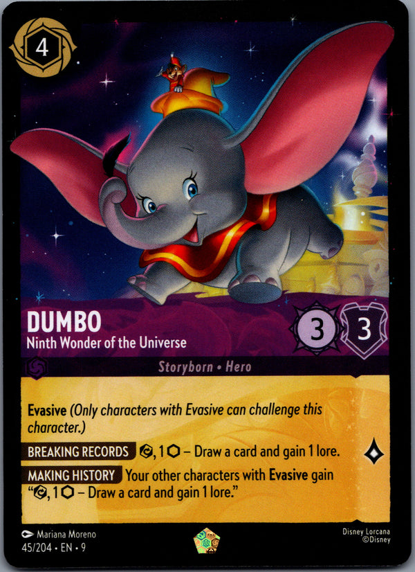 045 Dumbo - Ninth Wonder of the Universe Fabled Legendary Near Mint