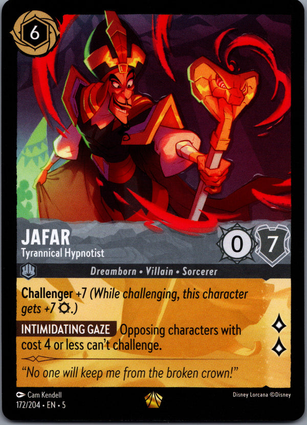 172 Jafar - Tyrannical Hypnotist Shimmering Skies Legendary Near Mint