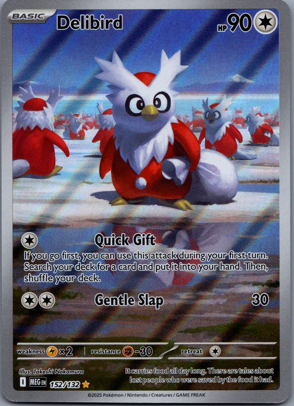 152 Delibird Mega Evolution Illustration Rare NM