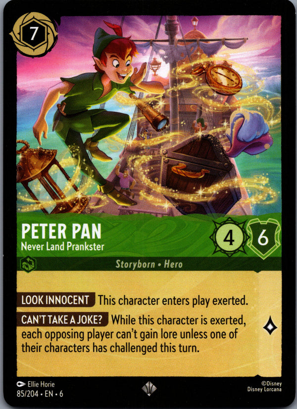 085 Peter Pan - Never Land Prankster Azurite Sea Super Rare Near Mint