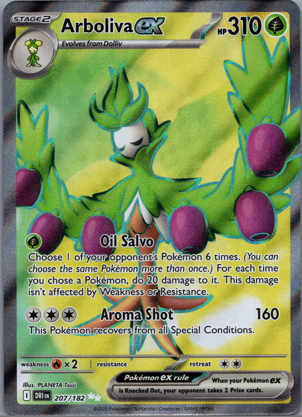207 Arboliva ex Destined Rivals Ultra Rare Near Mint