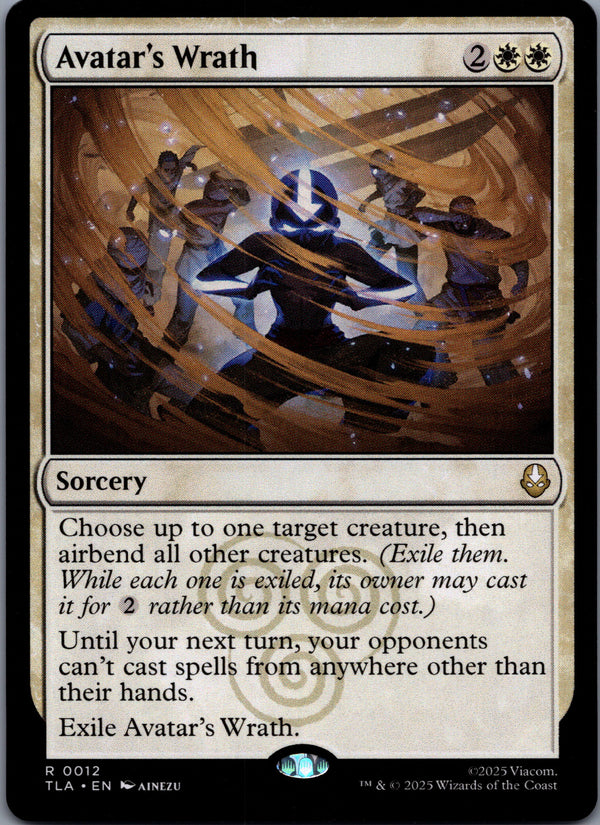 012 Avatar's Wrath Avatar The Last Airbender Rare Normal Near Mint