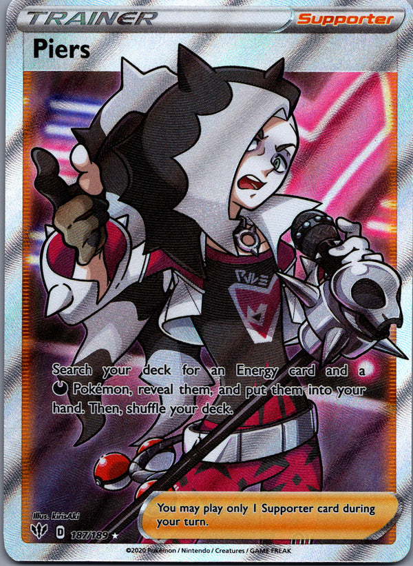 187 Piers Darkness Ablaze Rare Ultra Near Mint