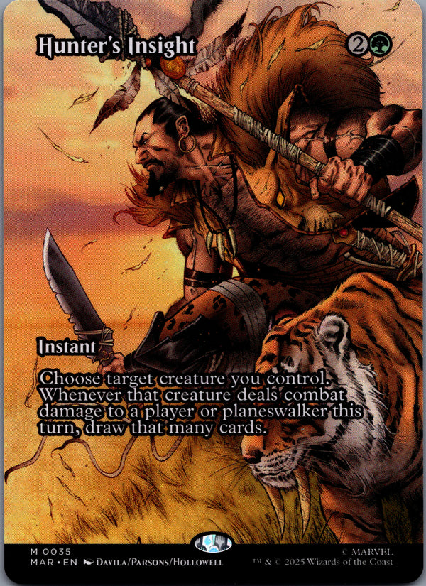 035 Hunter's Insight Marvel Universe Mythic Normal Near Mint