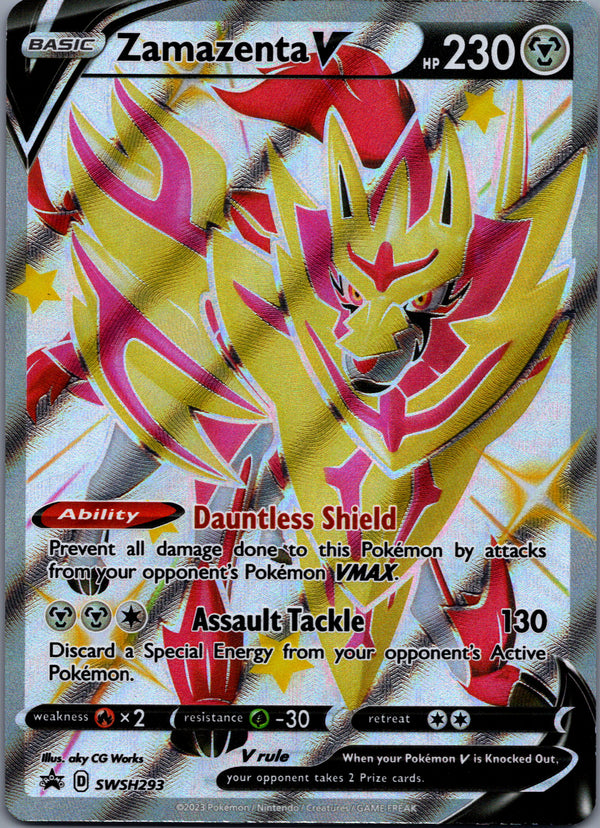 SWSH293 Zamazenta V SWSH Black Star Promos Promo Near Mint