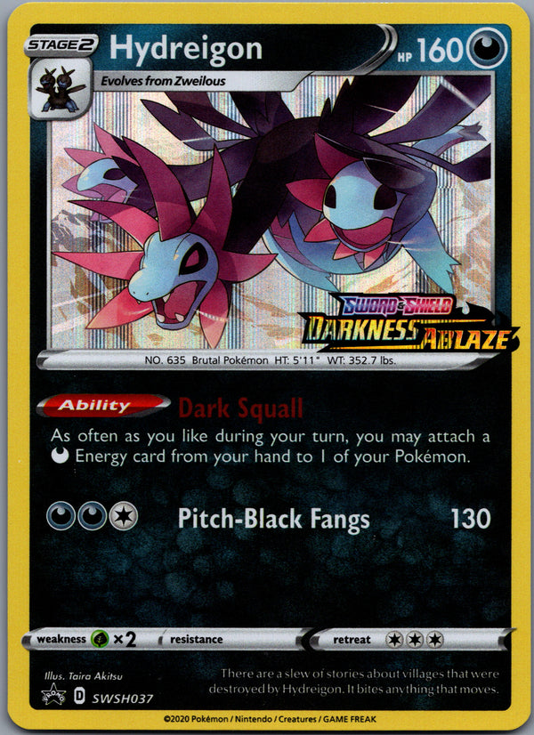 SWSH037 Hydreigon SWSH Black Star Promos Promo Near Mint