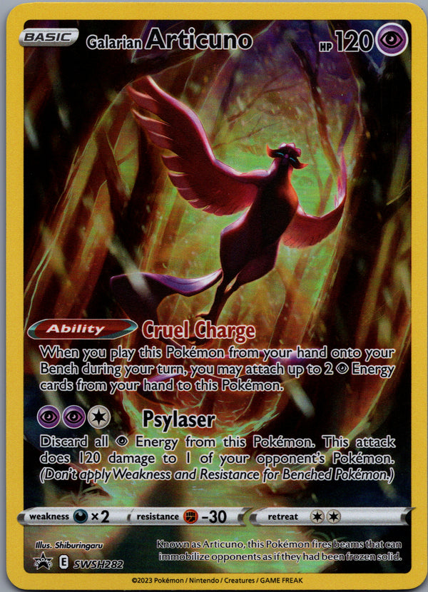 SWSH282 Galarian Articuno SWSH Black Star Promos Promo Near Mint