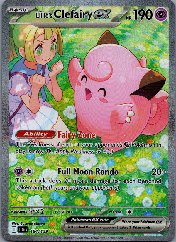 184 Lillie's Clefairy ex Journey Together Special Illustration Rare Near Mint