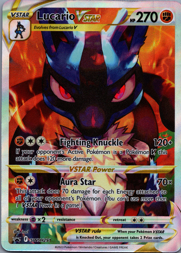 SWSH291 Lucario VSTAR SWSH Black Star Promos Promo NM