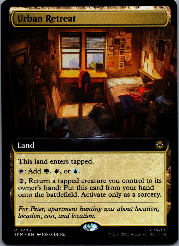 283 Urban Retreat Marvel's Spider-Man Rare Extended Art Near Mint