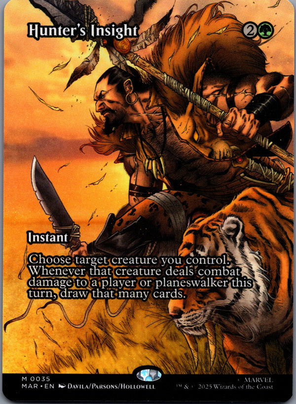 035 Hunter's Insight Marvel Universe Mythic Normal NM