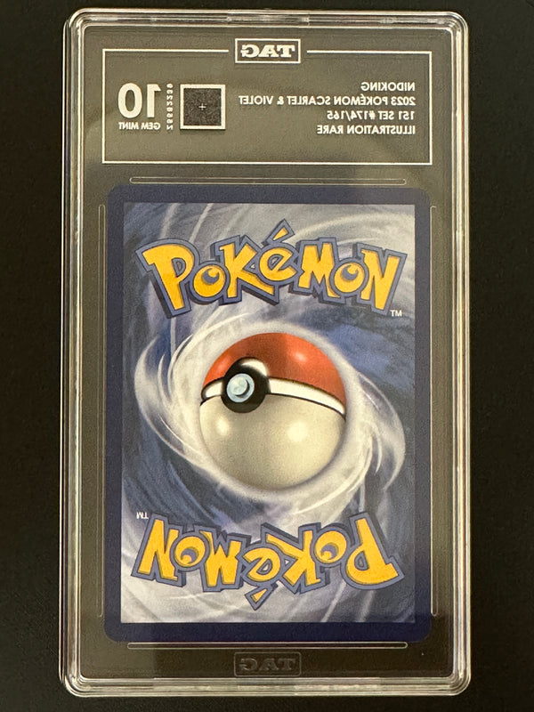 174 Nidoking Scarlet & Violet 151 Illustration Rare TAG 10