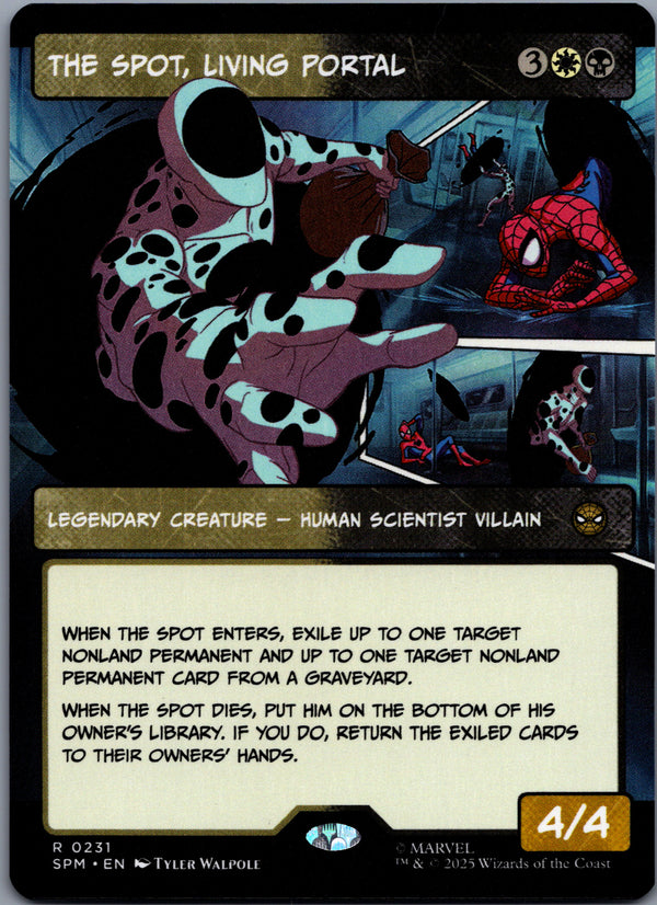 231 The Spot, Living Portal Marvel's Spider-Man Rare Borderless Near Mint