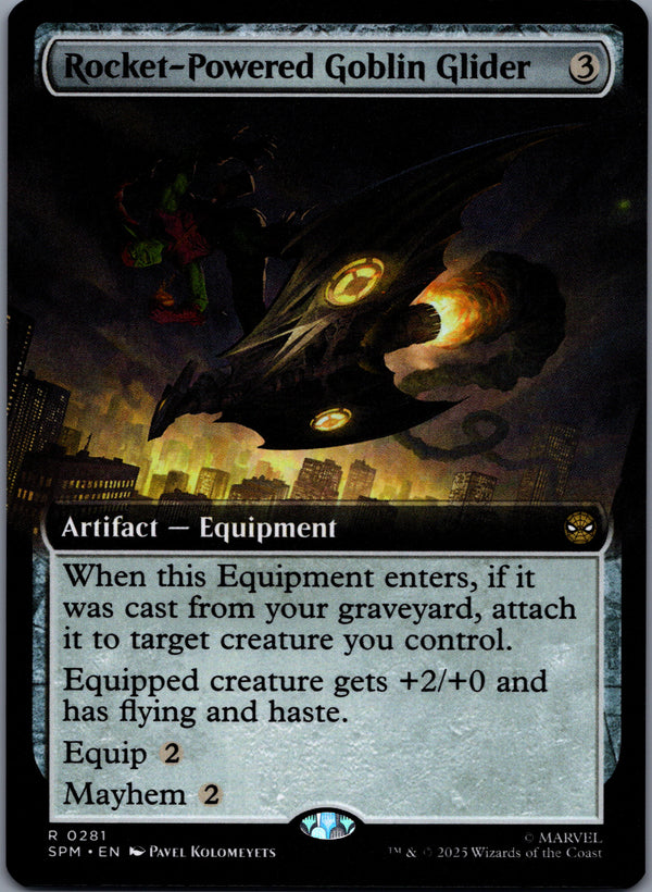 281 Rocket-Powered Goblin Glider Marvel's Spider-Man Rare Extended Art Near Mint