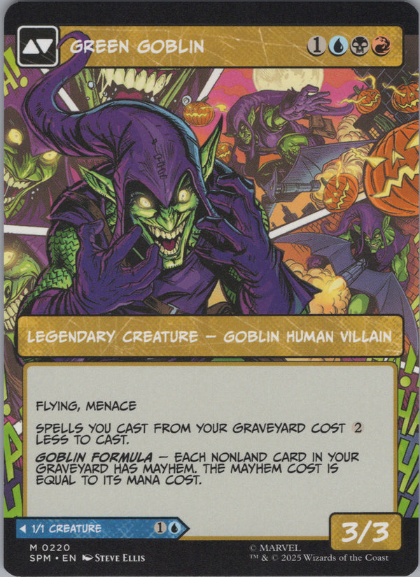 220 Norman Osborn Marvel's Spider-Man Mythic Borderless Near Mint