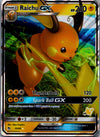 020 Raichu GX Hidden Fates Rare Holo GX Lightly Played