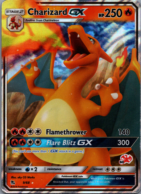 009 Charizard GX Hidden Fates Rare Holo GX Heavily Played