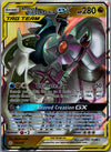 156 Arceus & Dialga & Palkia GX Cosmic Eclipse Rare Holo GX Moderately Played
