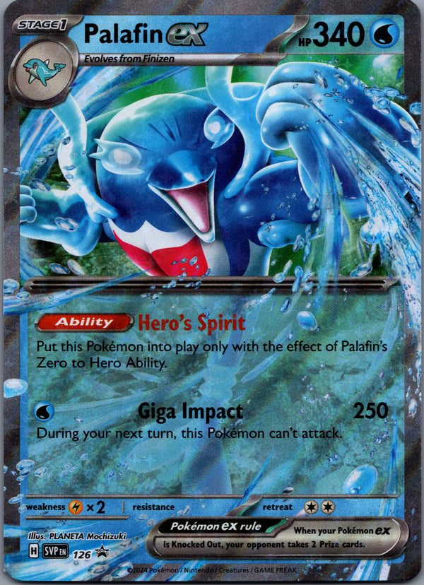 126 Palafin ex SV Black Star Promos Promo Near Mint
