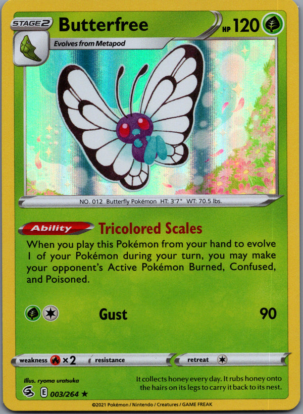 003 Butterfree Fusion Strike Rare Holo Near Mint