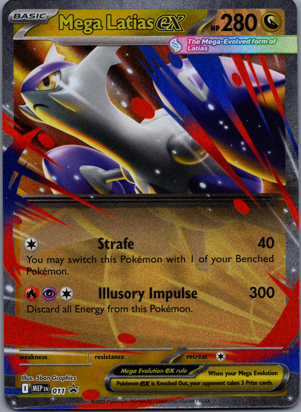 011 Mega Latias ex ME Black Star Promos Promo Near Mint