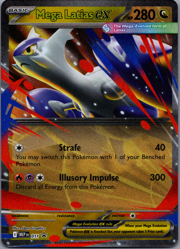 011 Mega Latias ex ME Black Star Promos Promo NM