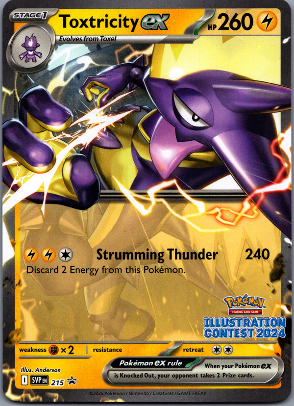 215 Toxtricity ex SV Black Star Promos Promo Near Mint