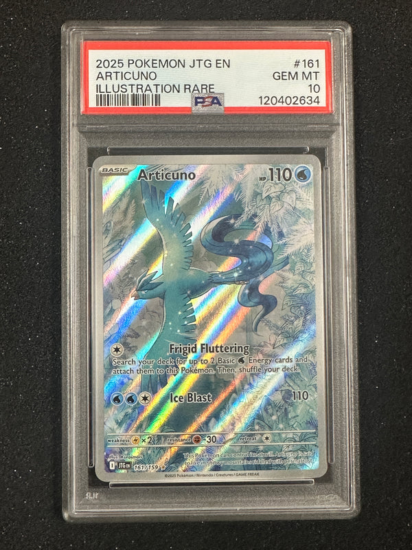 161 Articuno Journey Together Illustration Rare PSA 10