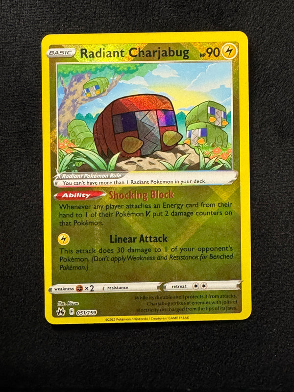 051 Radiant Charjabug Crown Zenith Radiant Rare Near Mint