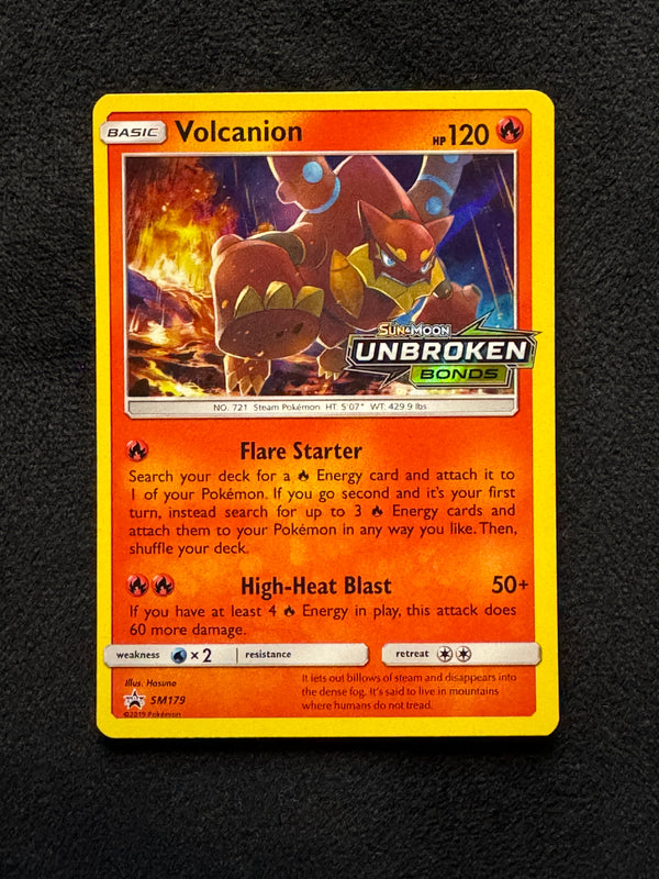 SM179 Volcanion SM Black Star Promos Promo Near Mint