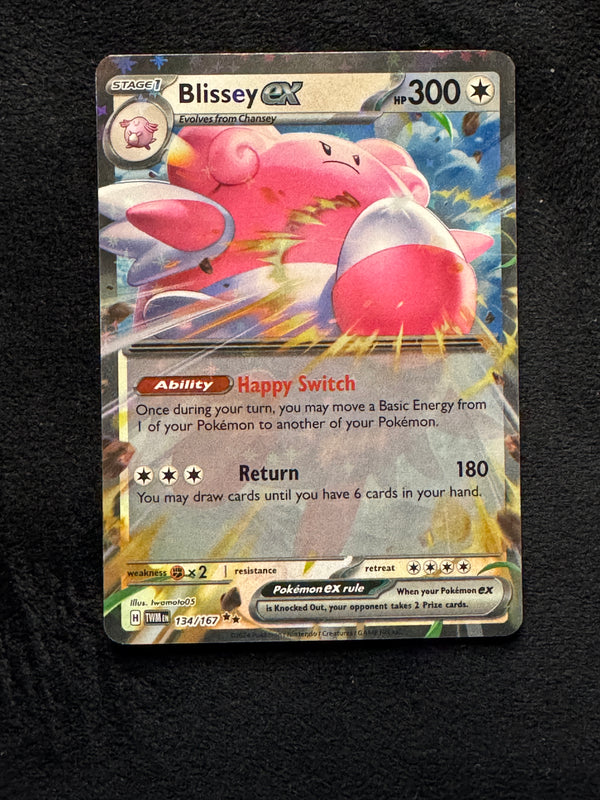 134 Blissey ex Twilight Masquerade Double Rare Near Mint