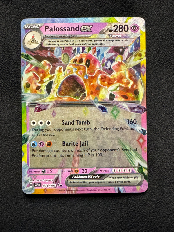 091 Palossand ex Surging Sparks Double Rare Near Mint