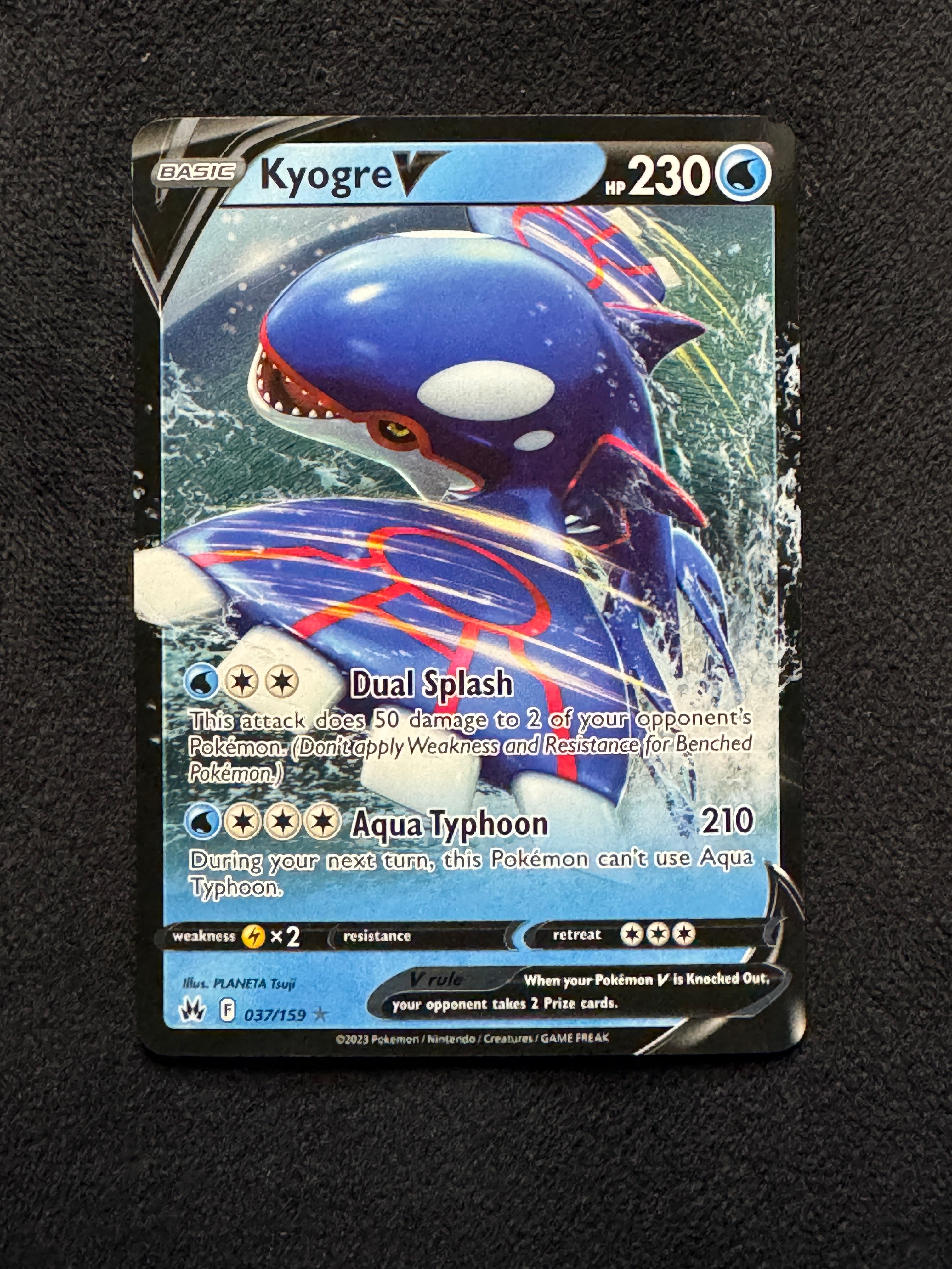 037 Kyogre V Crown Zenith Holo Rare V Near Mint k0s Card Shop 037 Kyogre V Crown Zenith Holo Rare V Near Mint k0s Card Shop