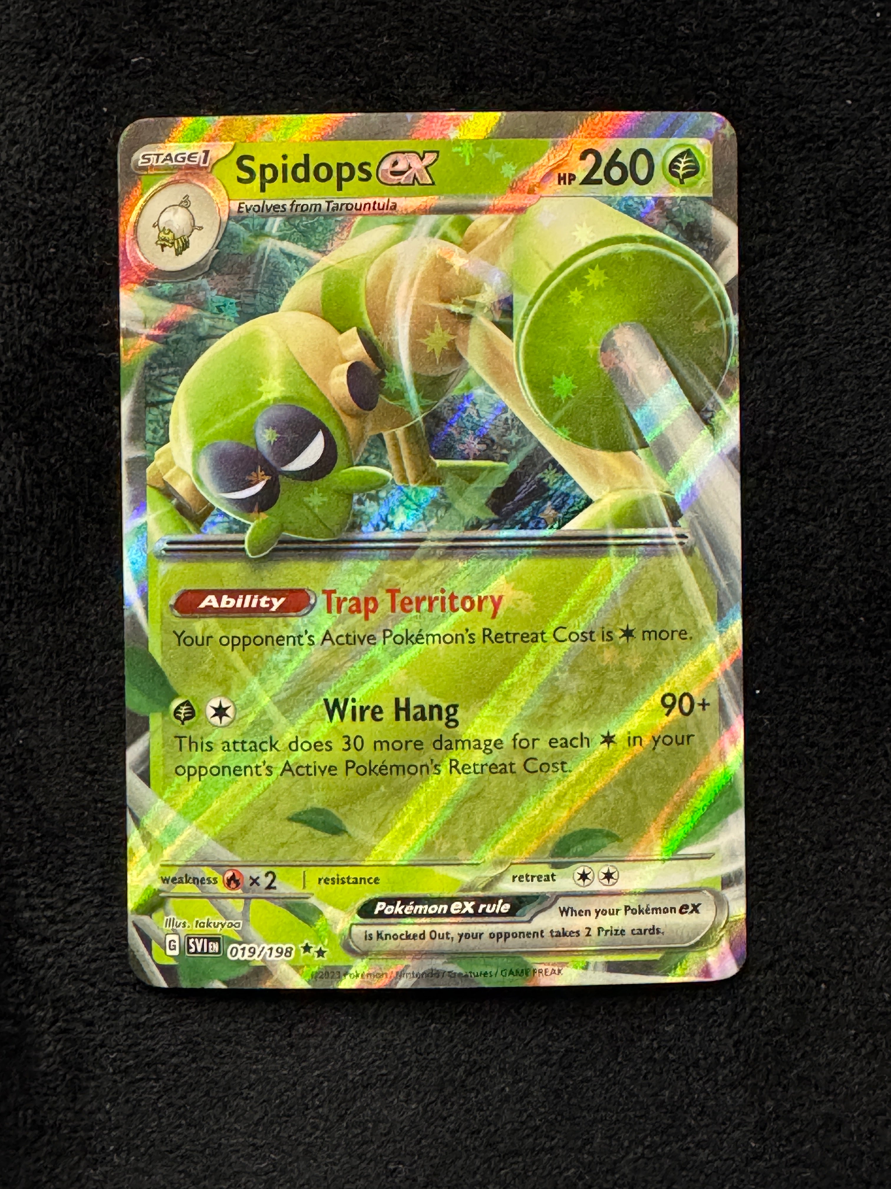 019 Spidops ex Scarlet & Violet Double Rare NM – k0s Card Shop