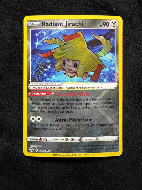 120 Radiant Jirachi Silver Tempest Radiant Rare Near Mint