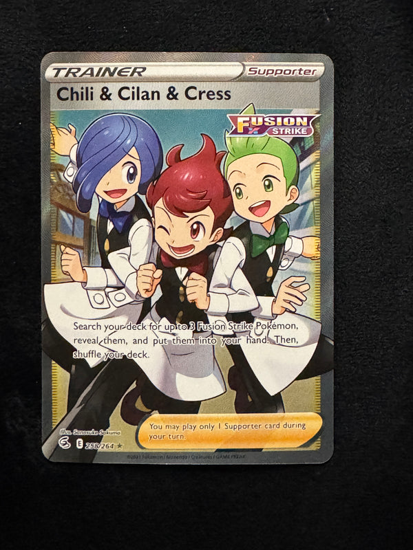 258 Chili & Cilan & Cress Fusion Strike Rare Ultra Near Mint
