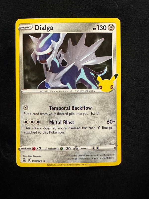 020 Dialga Celebrations Rare Near Mint