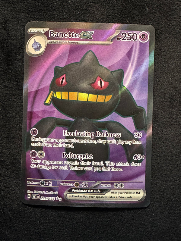 229 Banette ex Scarlet & Violet Ultra Rare Near Mint