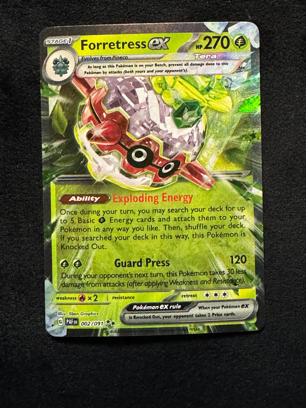 002 Forretress ex Paldean Fates Double Rare Near Mint